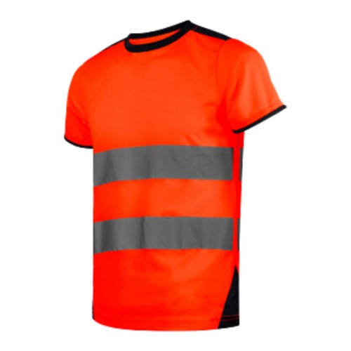 T-SHIRT M/M ALTA VISIB LARANJA/AZUL ESC WR.2.361 T-SHIRT M/M ALTA VISIB LARANJA/AZUL ESC WR.2.361
